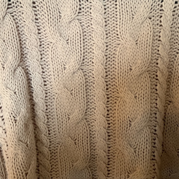 SZ L Love Tree Crop Turtleneck Sweater - Picture 2 of 3